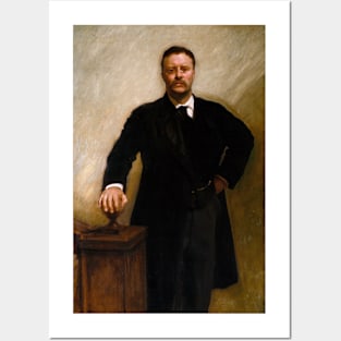 Portrait of Theodore Roosevelt by John Singer Sargent Posters and Art